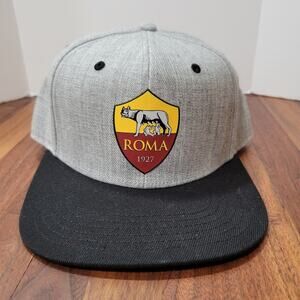 NWT AS Roma Soccer Football Wool Blend Hat